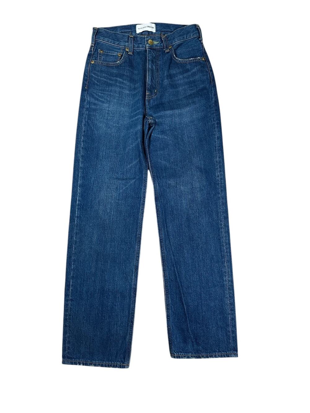 Tu Es Mon Tresor The Emerald Jean 25 Blue High Rise Straight Boyfriend Japan